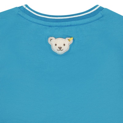 T-Shirt kurzarm, mittelblau für Jungs