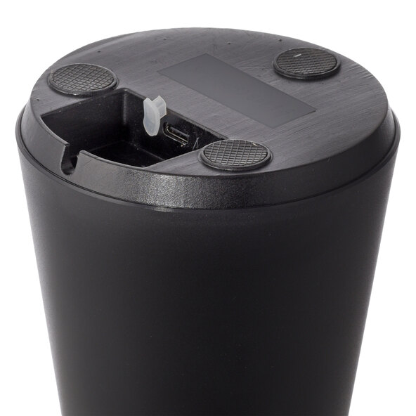 LED-Akku-Tischleuchte Lepa, 2er Set, schwarz