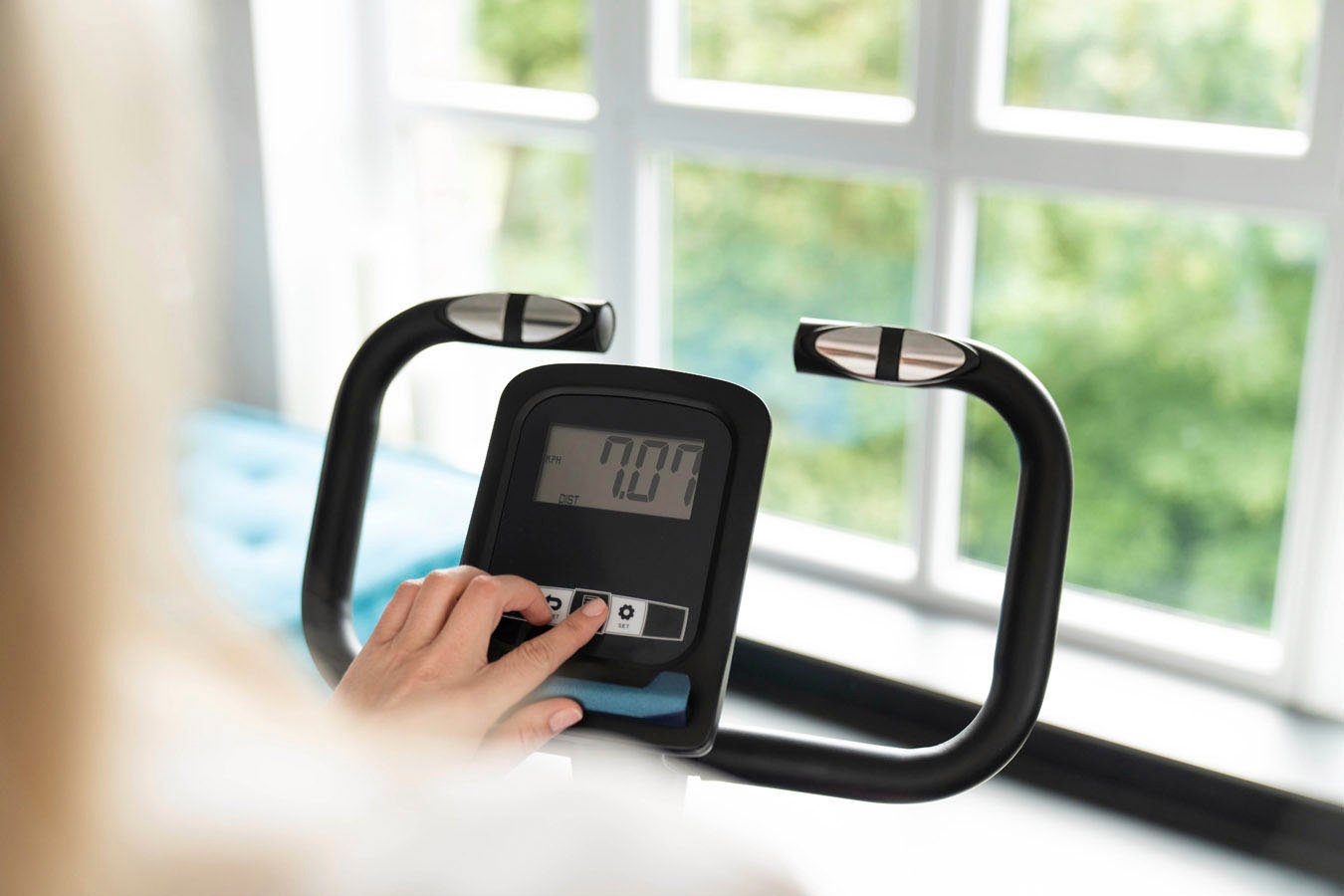 Schmidt Sportsworld Heimtrainer Liegerad Elite VO5, Lendenwirbelsäulestütze