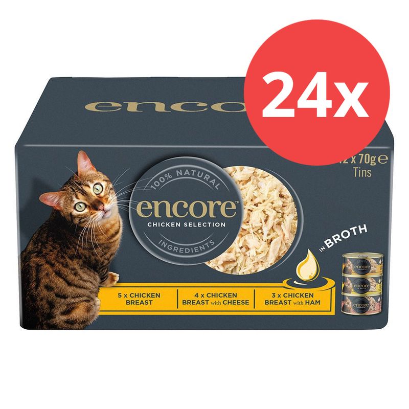 Sparpaket Encore in Brühe Dose Mix 24 x 70 g