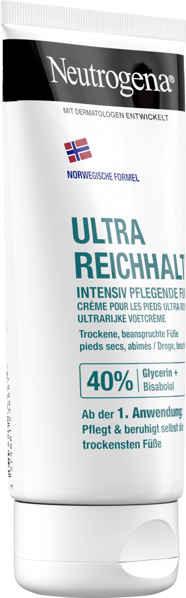 Fußcreme Trockene Haut, Norwegische Formel, 100 ml