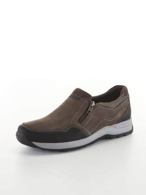 Slipper mit zusätzlichem Reißverschluss
