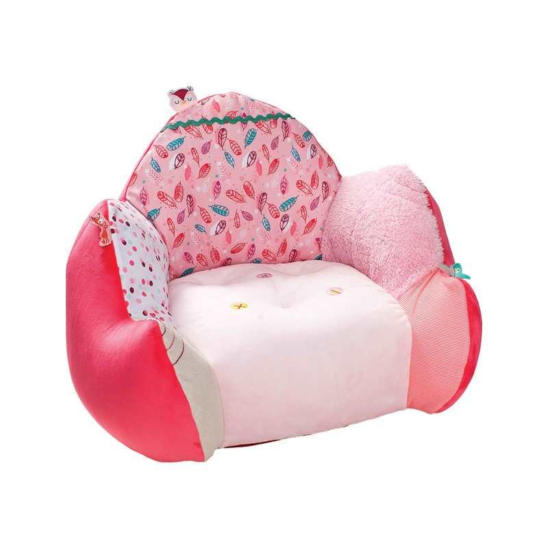 Fauteuil club rose Louise Lilliputiens