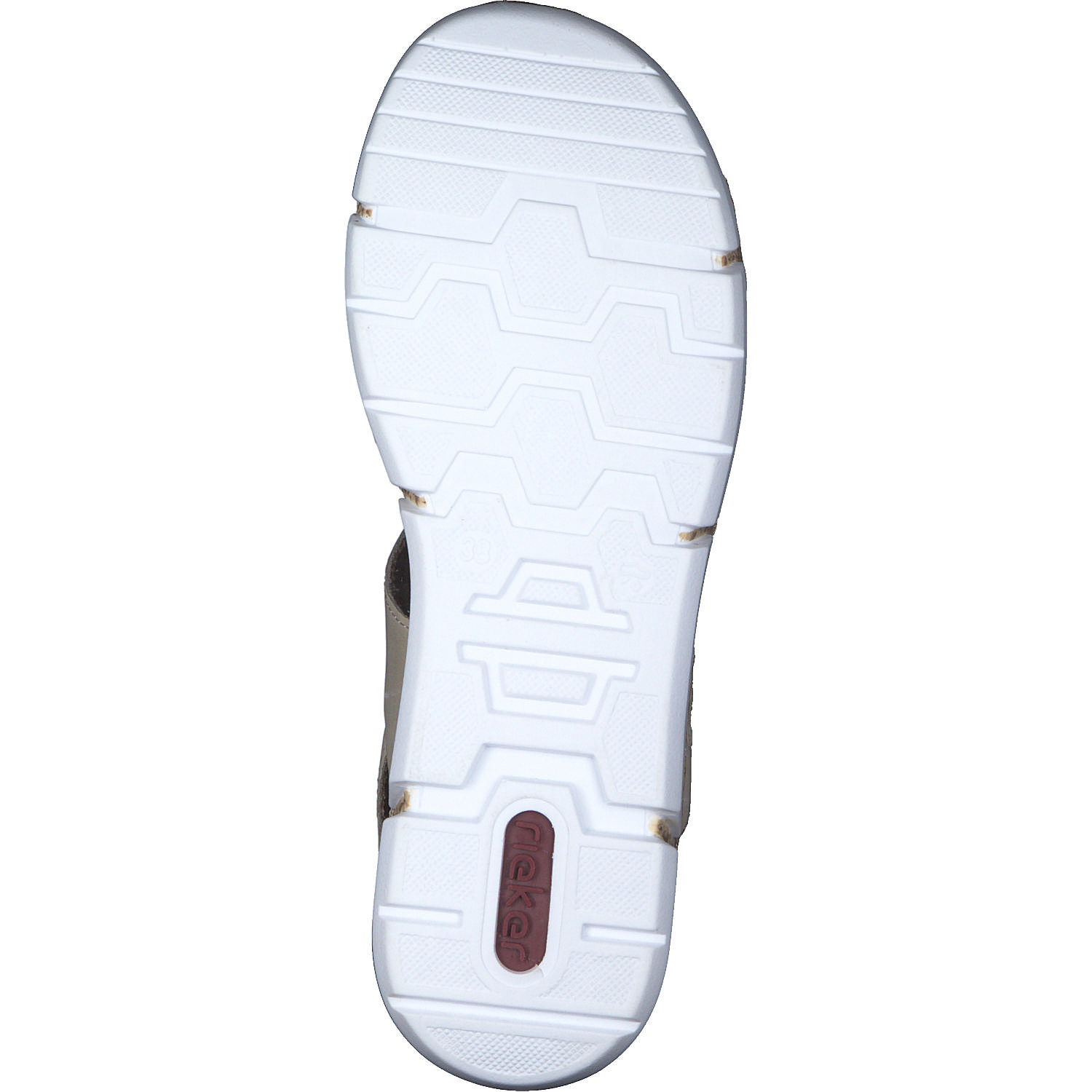 Rieker V2366, Keilsandaletten, Damen, Beige