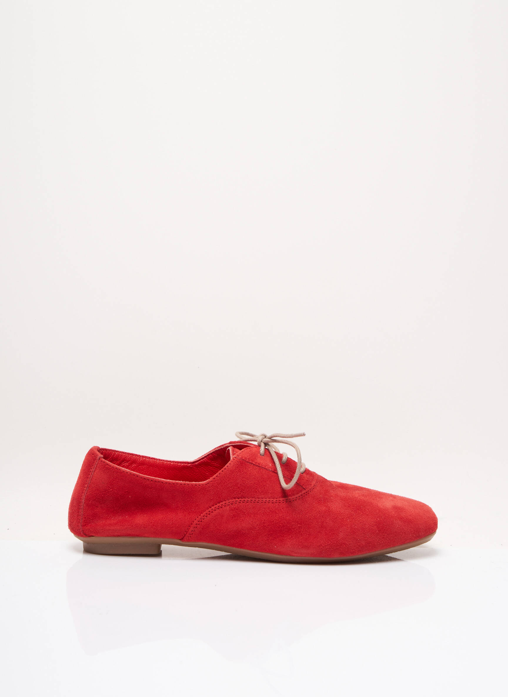 Reqins Derby Femme couleur rouge
