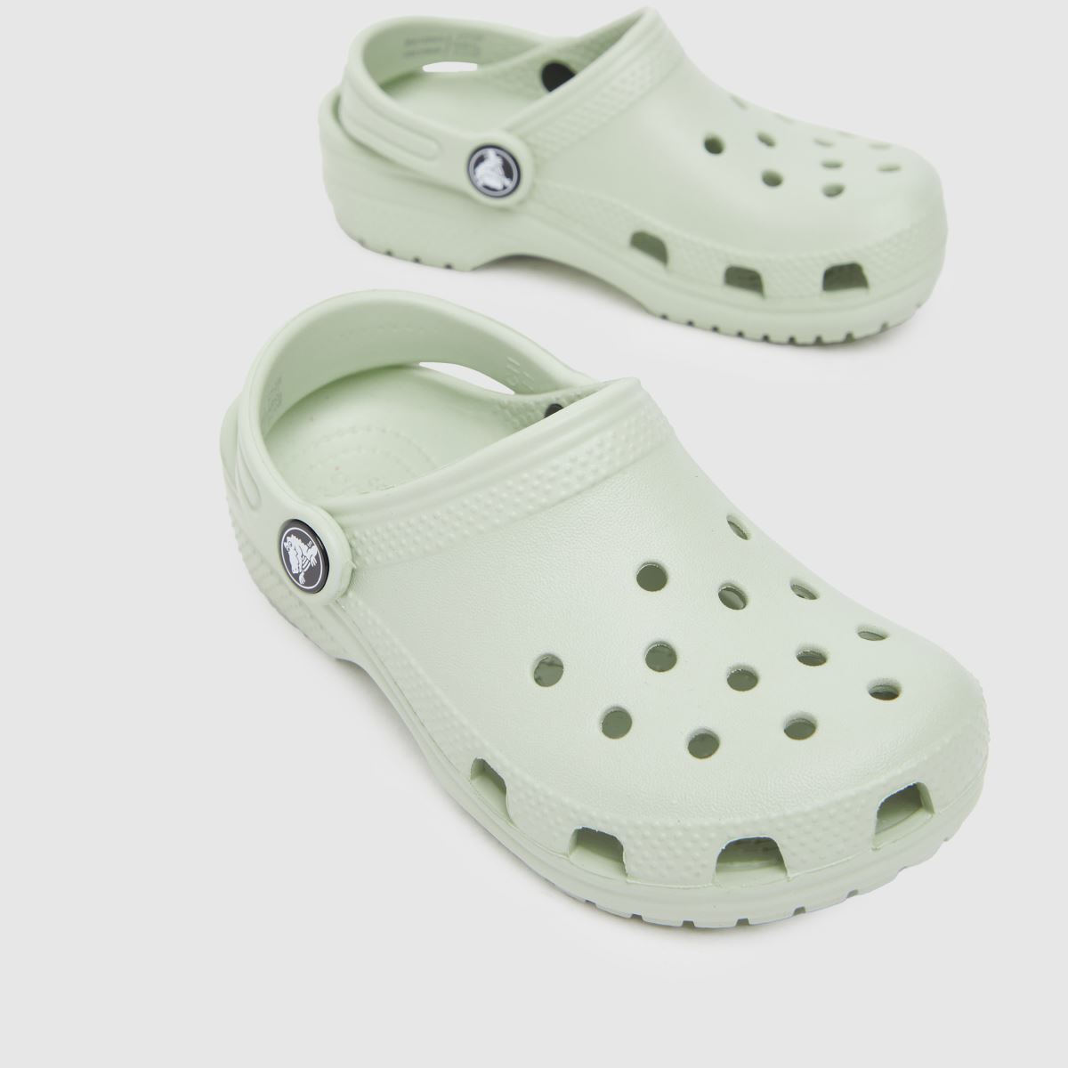 Crocs világoszöld klasszikus klumpa Junior szandál