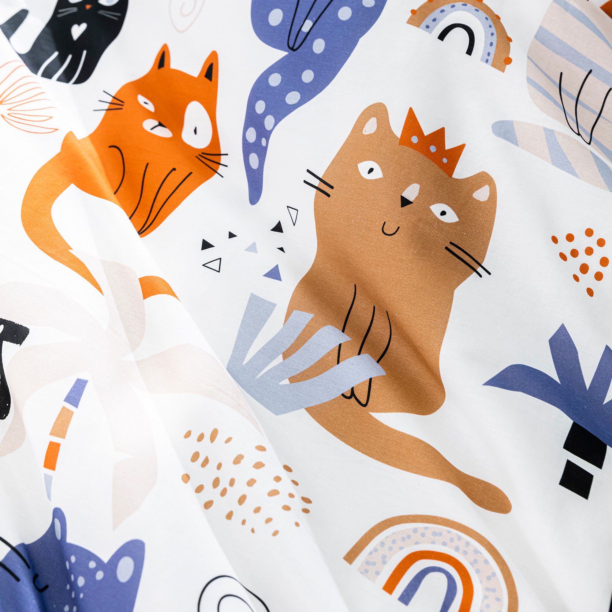 Linge de lit enfant Minou imprimé chat 1 personne