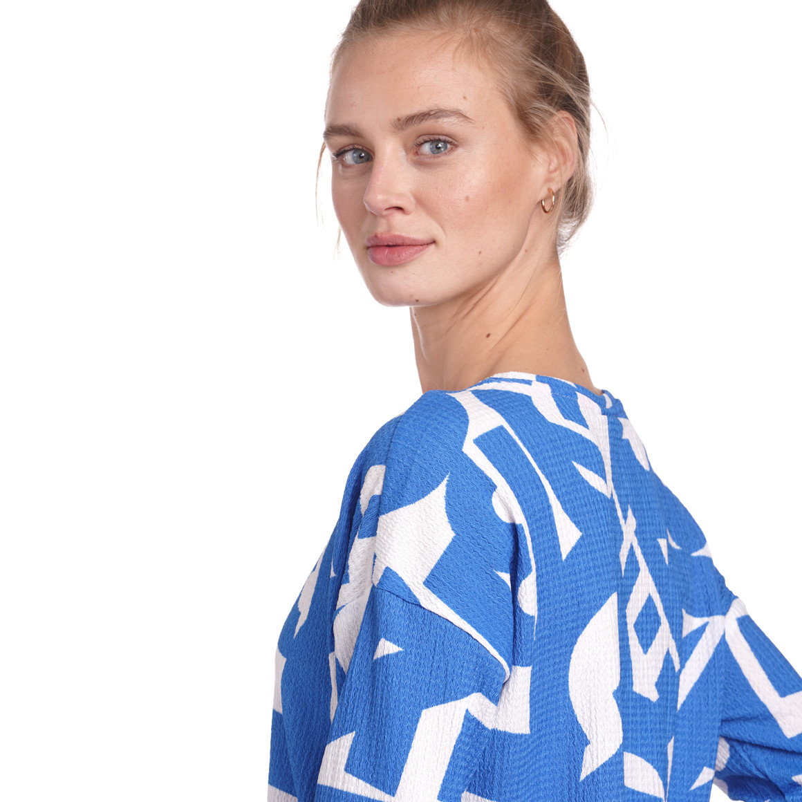 Damen Shirt mit Raffung