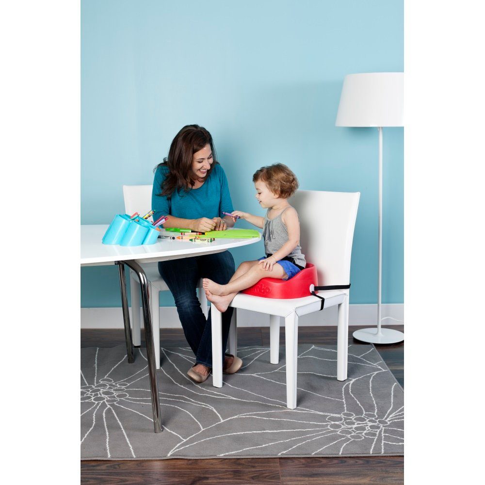 Bumbo Kindersitzerhöhung Bumbo Booster Stuhlerhöhung / Stuhlaufsatz / Hochstuhl, Tischsitz mit 3-Punkt-Gurt