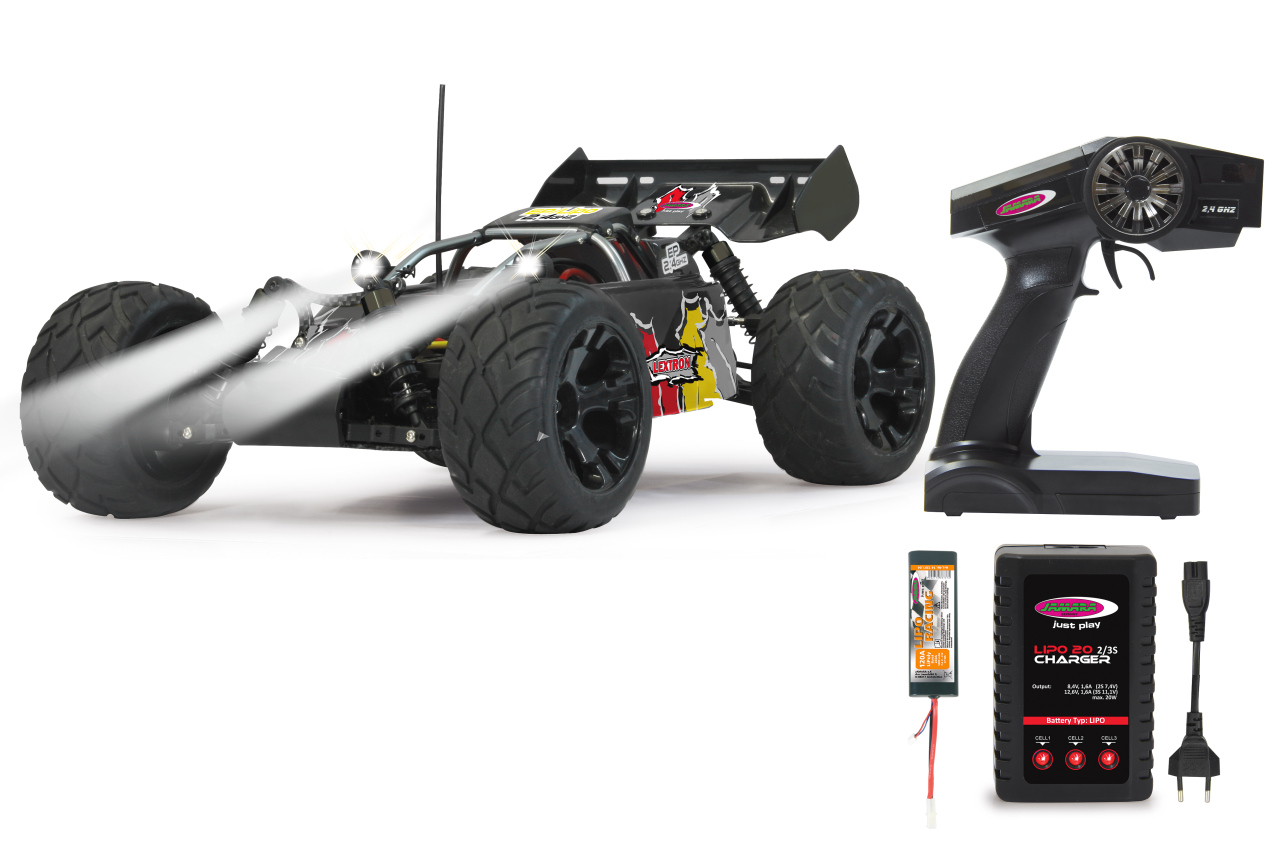 Jamara e.K. JAMARA-053111-Lextron Desertbuggy 4WD 1:10 Lipo 2,4GHz mit LED