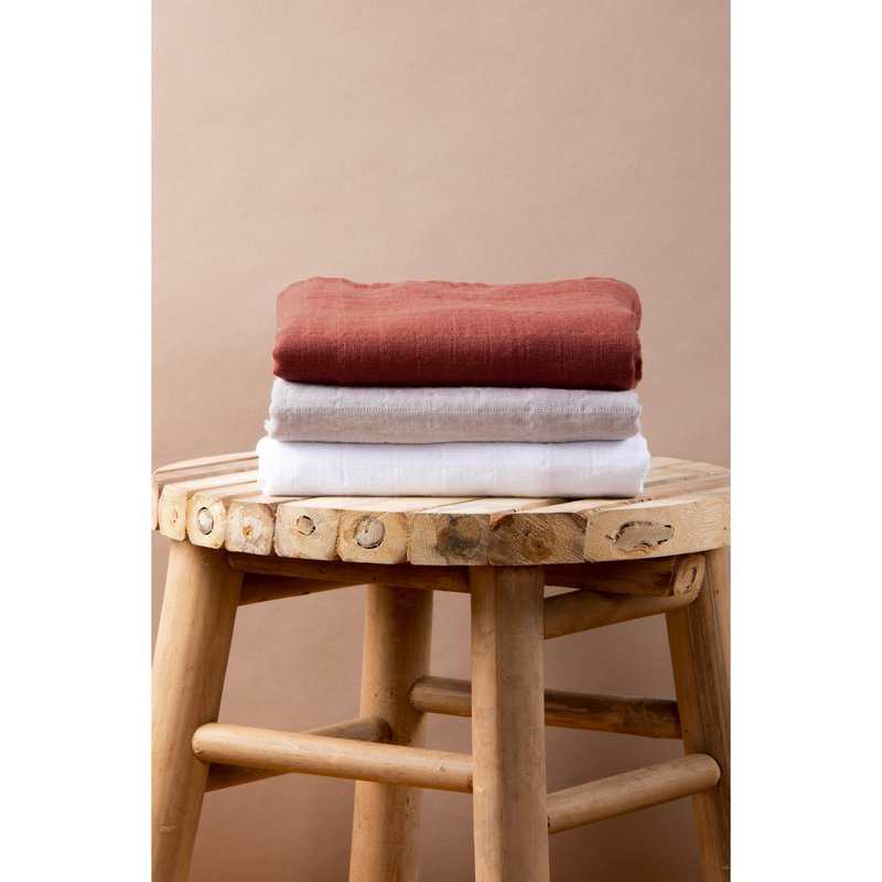 Set de 3 langes Coton Bio unis