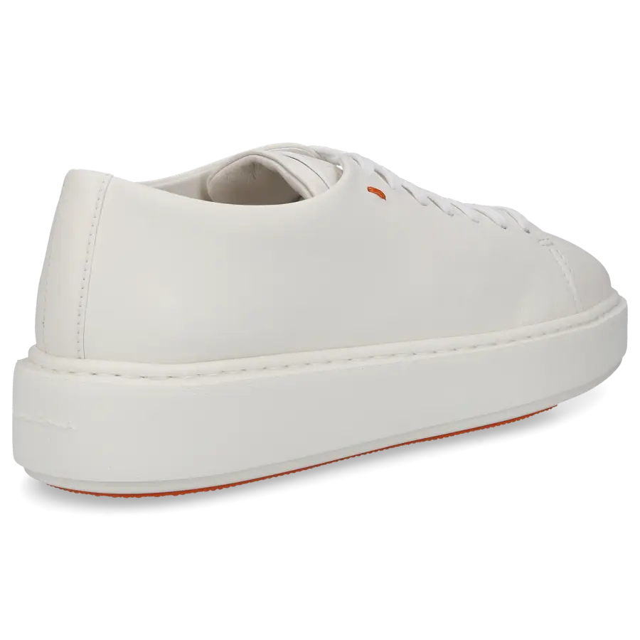 Santoni - Sneaker low 60994 Nappaleder - weiß