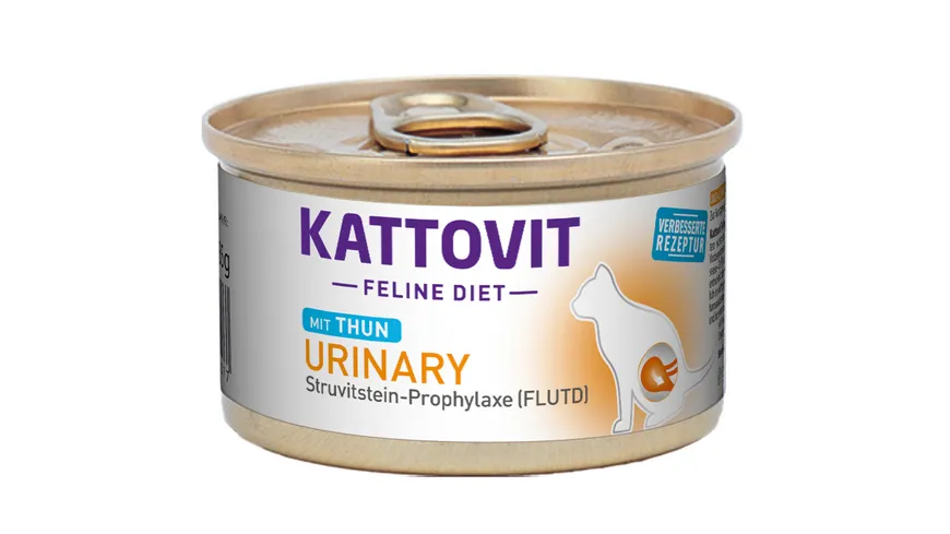 Kattovit Katzennassfutter Feline Diet Urinary mit Thun 85 g