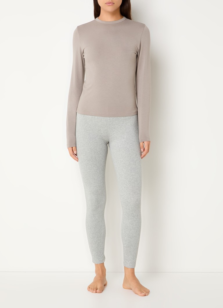Leggings da allenamento a vita alta Calvin Klein con fascia logo