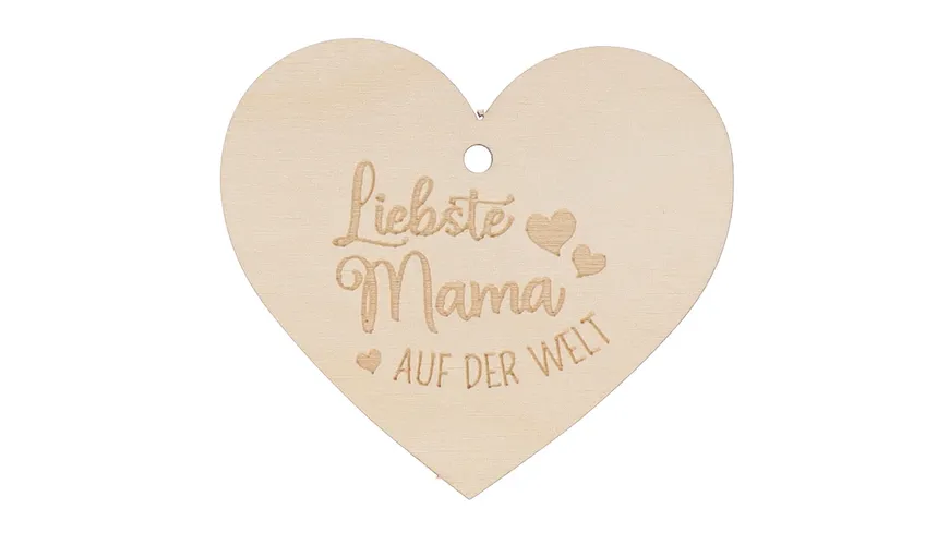 Spruchreif Herzanhänger Liebste Mama