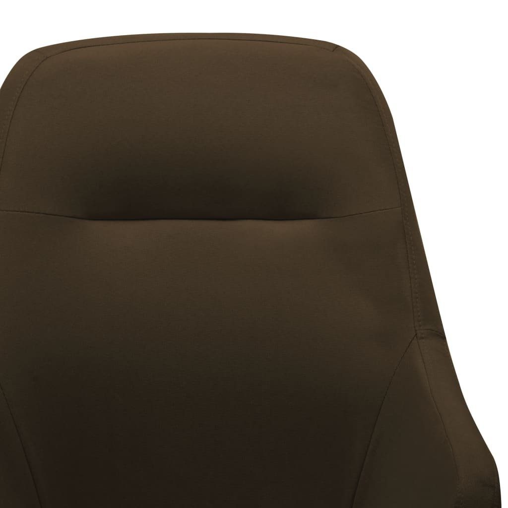 möbelando Schaukelstuhl Balzhausen (BxHxT: 61x89x80,5 cm), aus Stoff in Braun