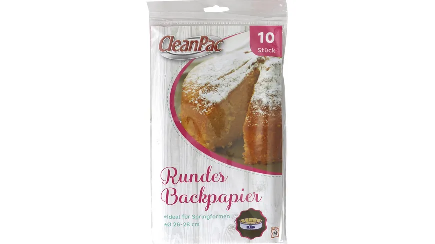 CleanPac Backpapier Zuschnitte rund