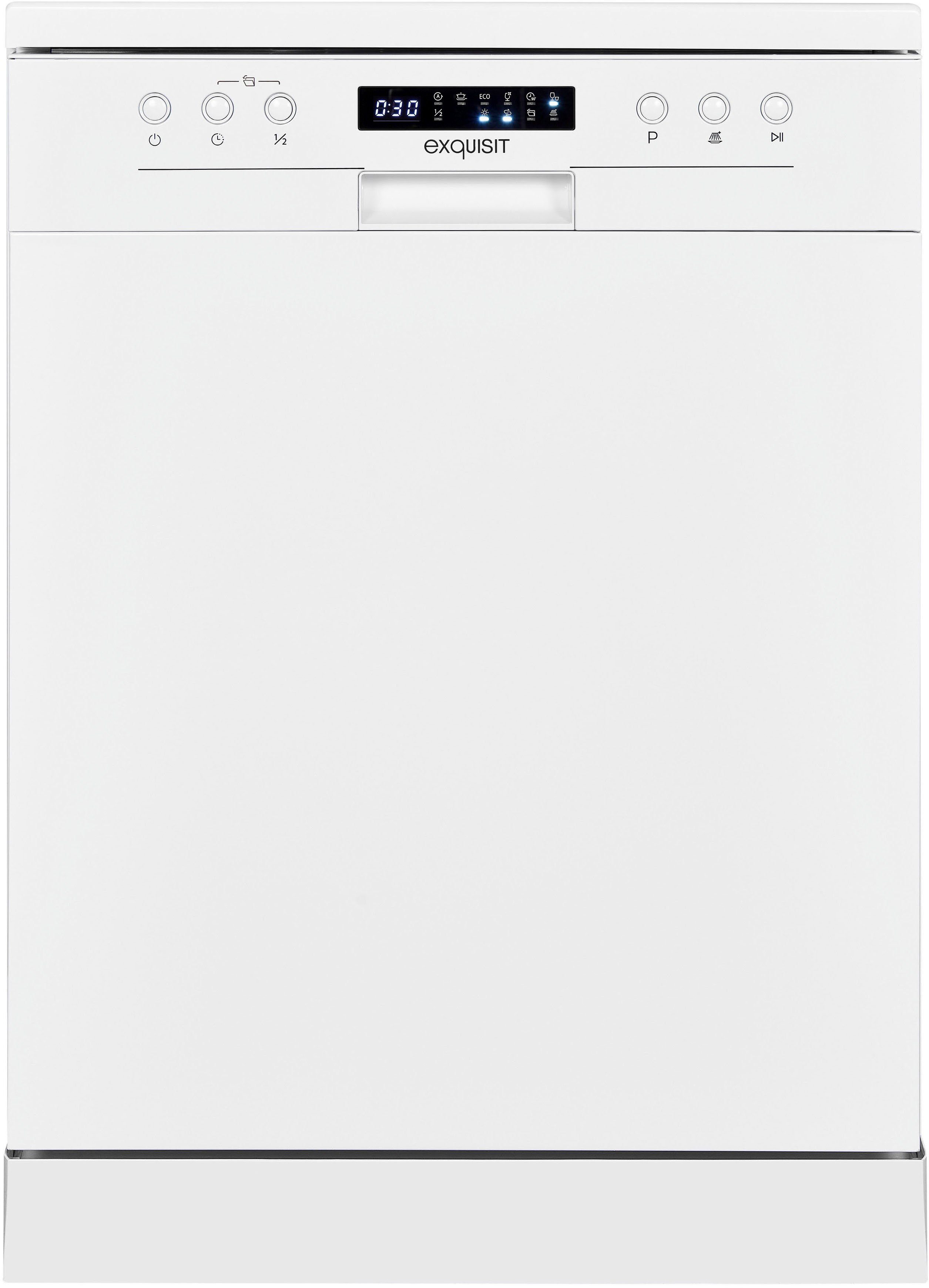 exquisit Standgeschirrspüler, GSP9414-030D weiss, 14 Maßgedecke