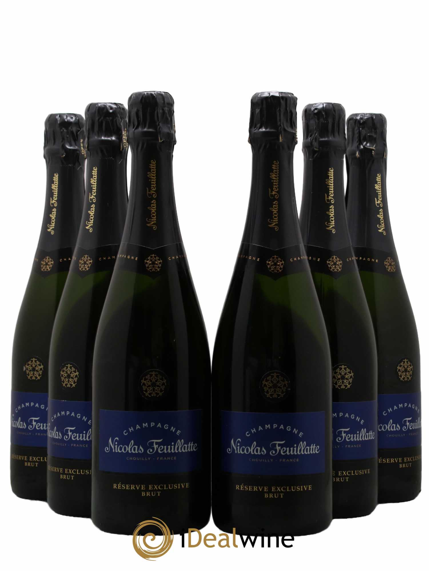 Champagne Réserve Exclusive Nicolas Feuillatte  - Lot de 6 Bouteilles