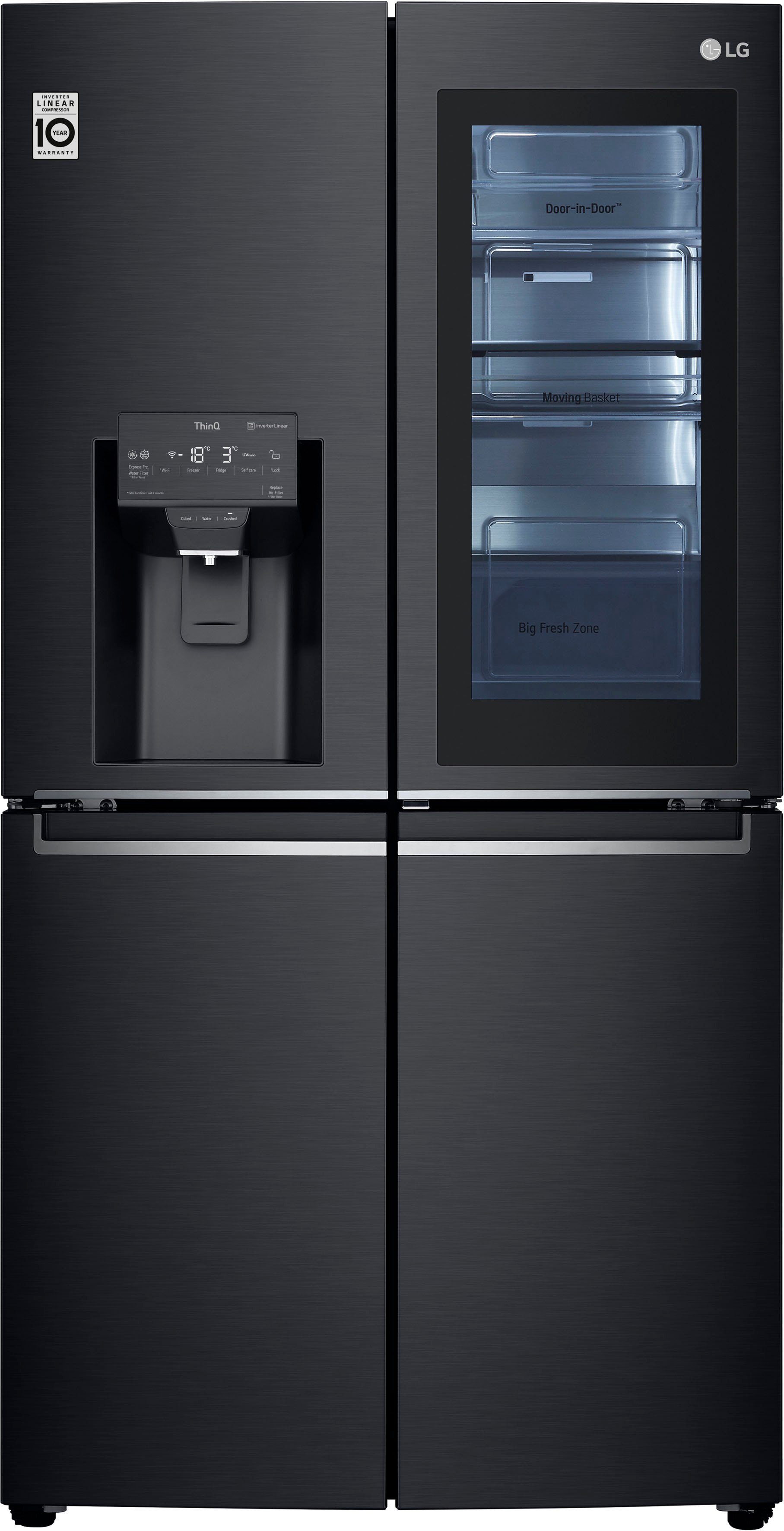 LG Multi Door GMX945MC9F, 179,3 cm hoch, 91,2 cm breit
