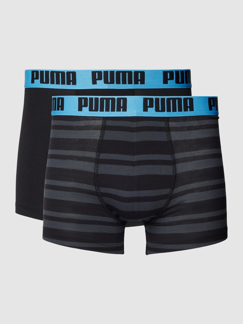 Trunks mit Streifenmuster in schwarz
