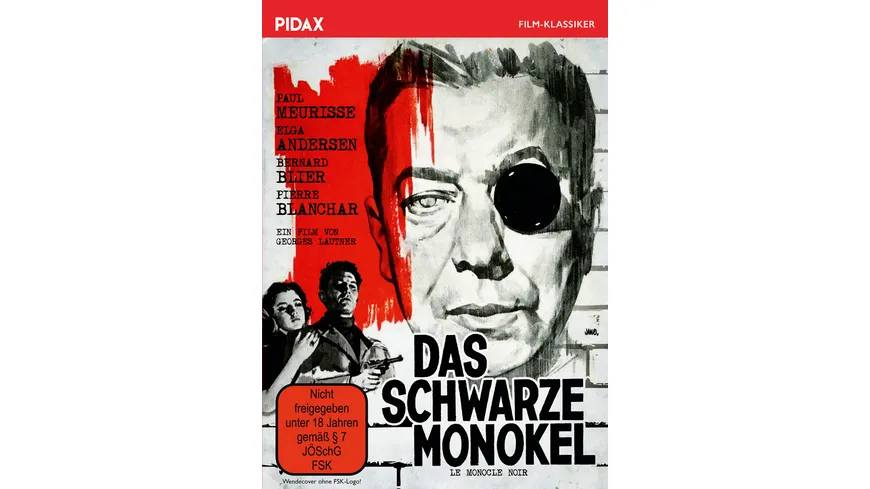 Das schwarze Monokel (Le monocle noir) / Spannender Kriminalfilm mit pechschwarzem Humor (Pidax Film-Klassiker)