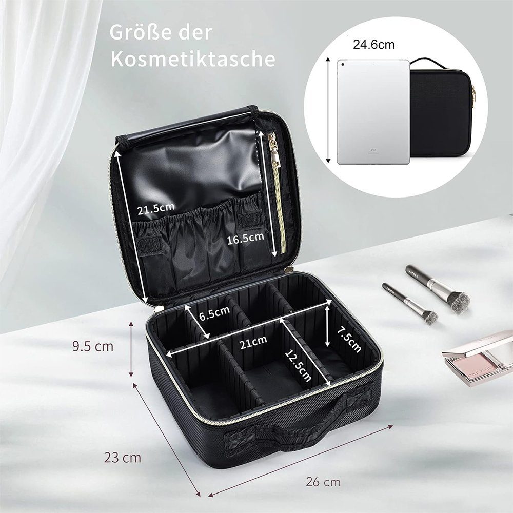 Zimtky Kosmetikkoffer Neue große Kapazität Aufbewahrungstasche für Reisen mit Kosmetik