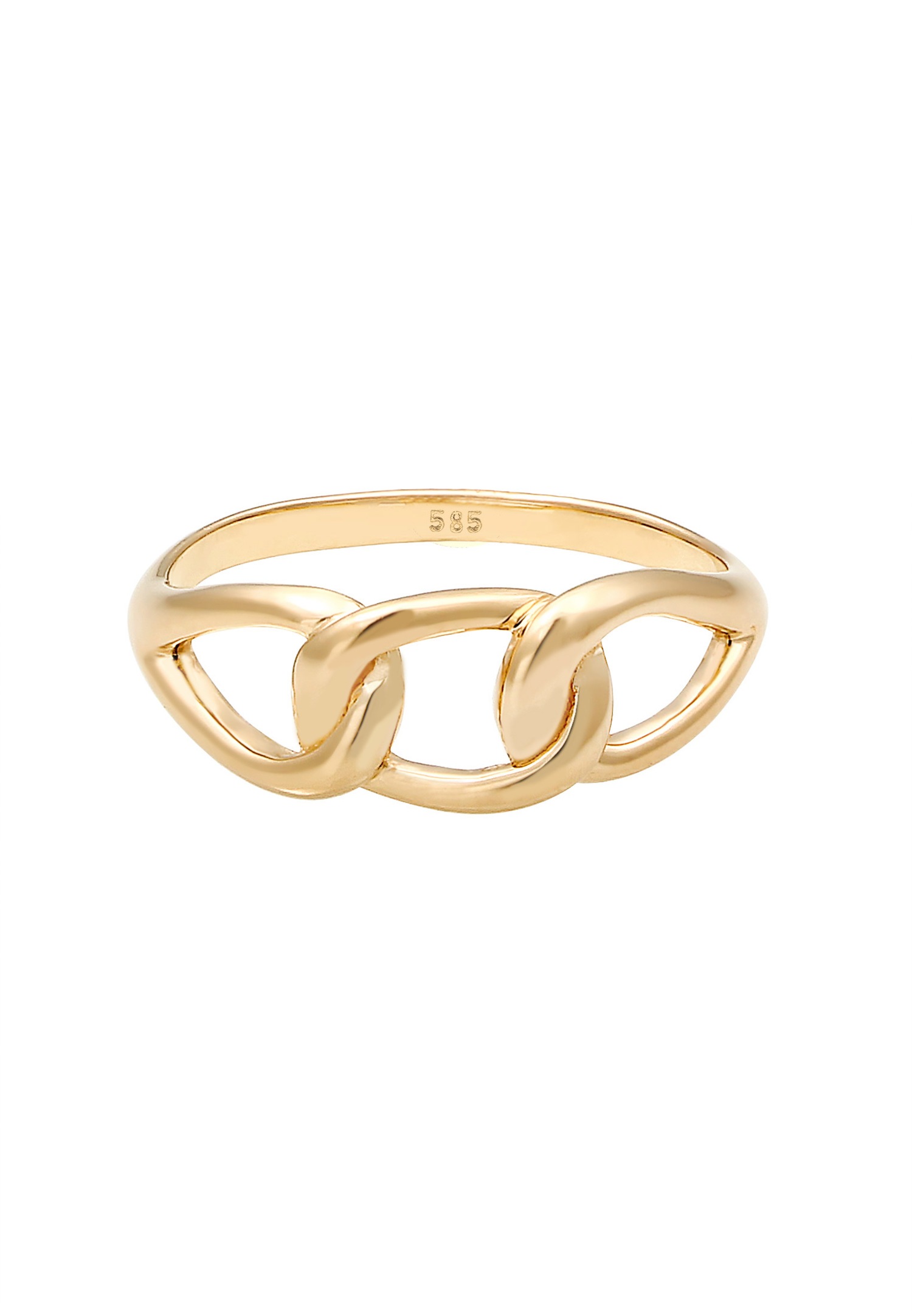 Elli PREMIUM Ring Knoten 585 Gelbgold