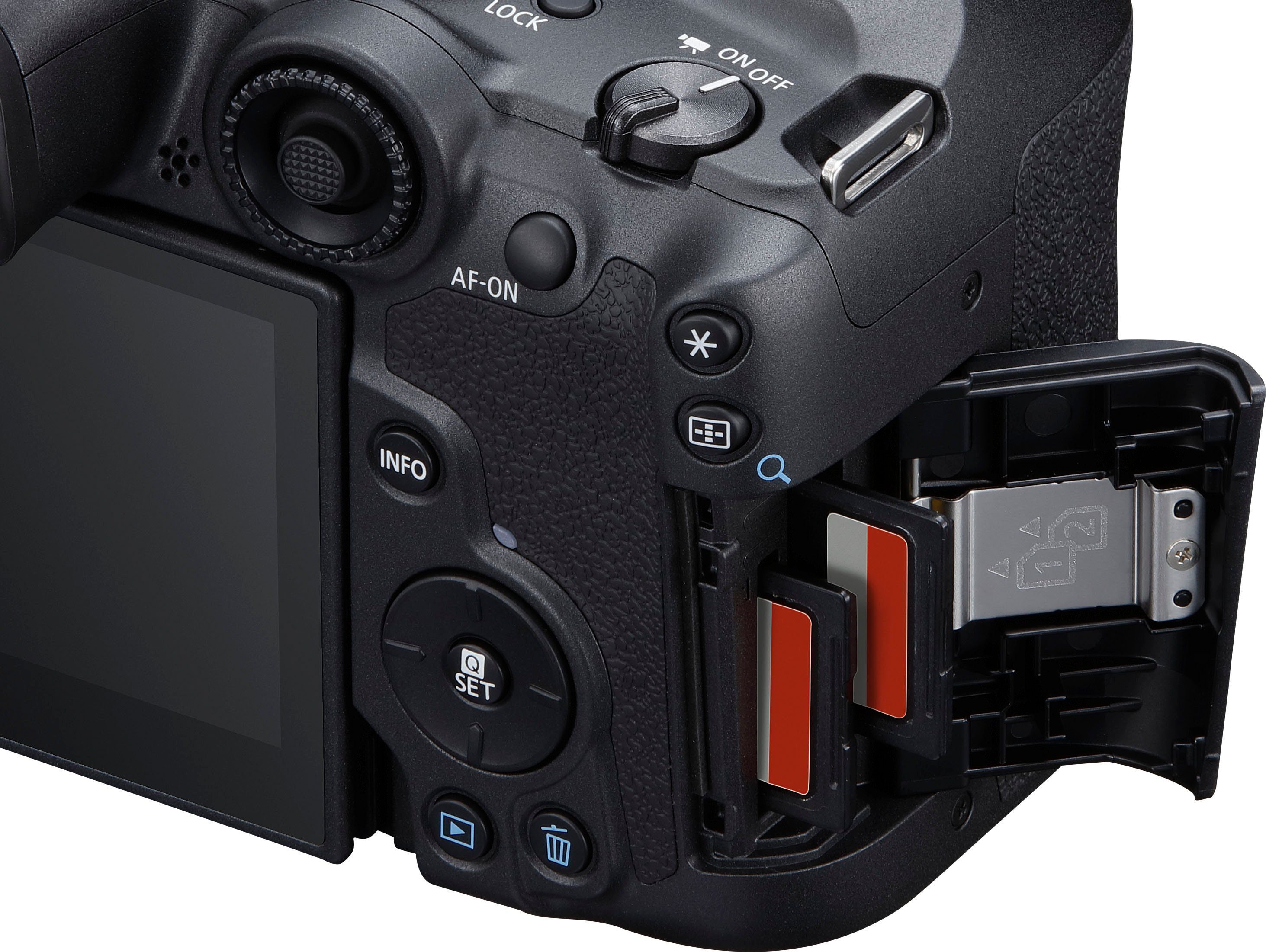 Canon EOS R7 + RF-S 18-150mm F3.5-6.3 IS STM Systemkamera (RF-S 18-150mm F3,5-6,3 IS STM, 34,4 MP, Bluetooth, WLAN)