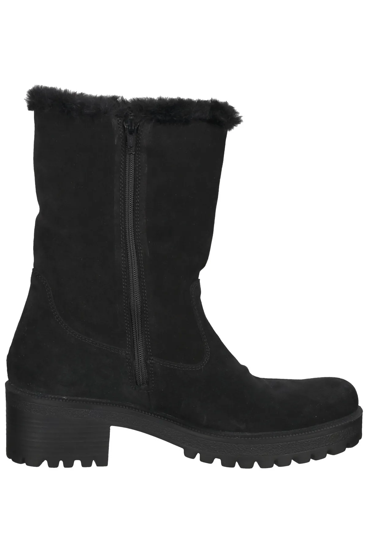 Bama  Stiefelette - Schwarz - Blockabsatz