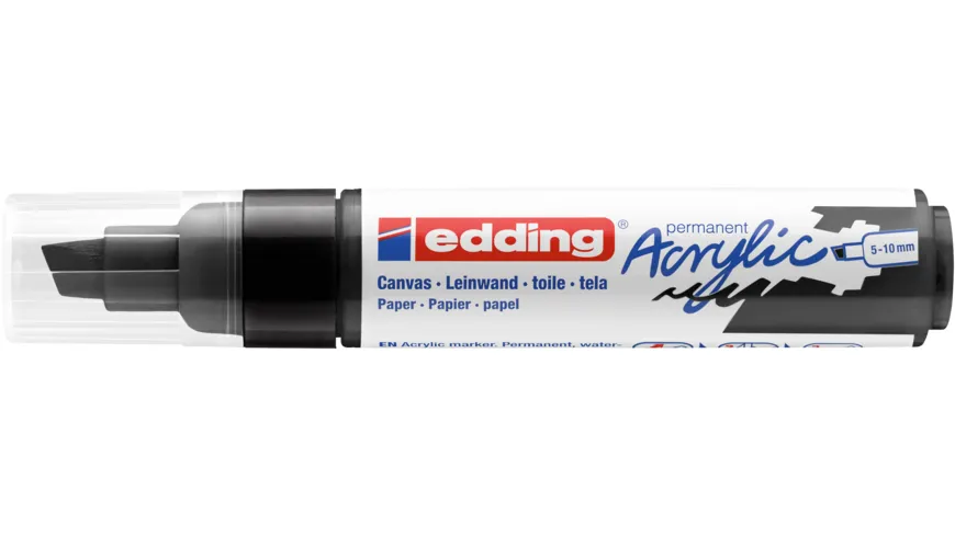 edding Acrylmarker 5000 breit schwarz schwarz