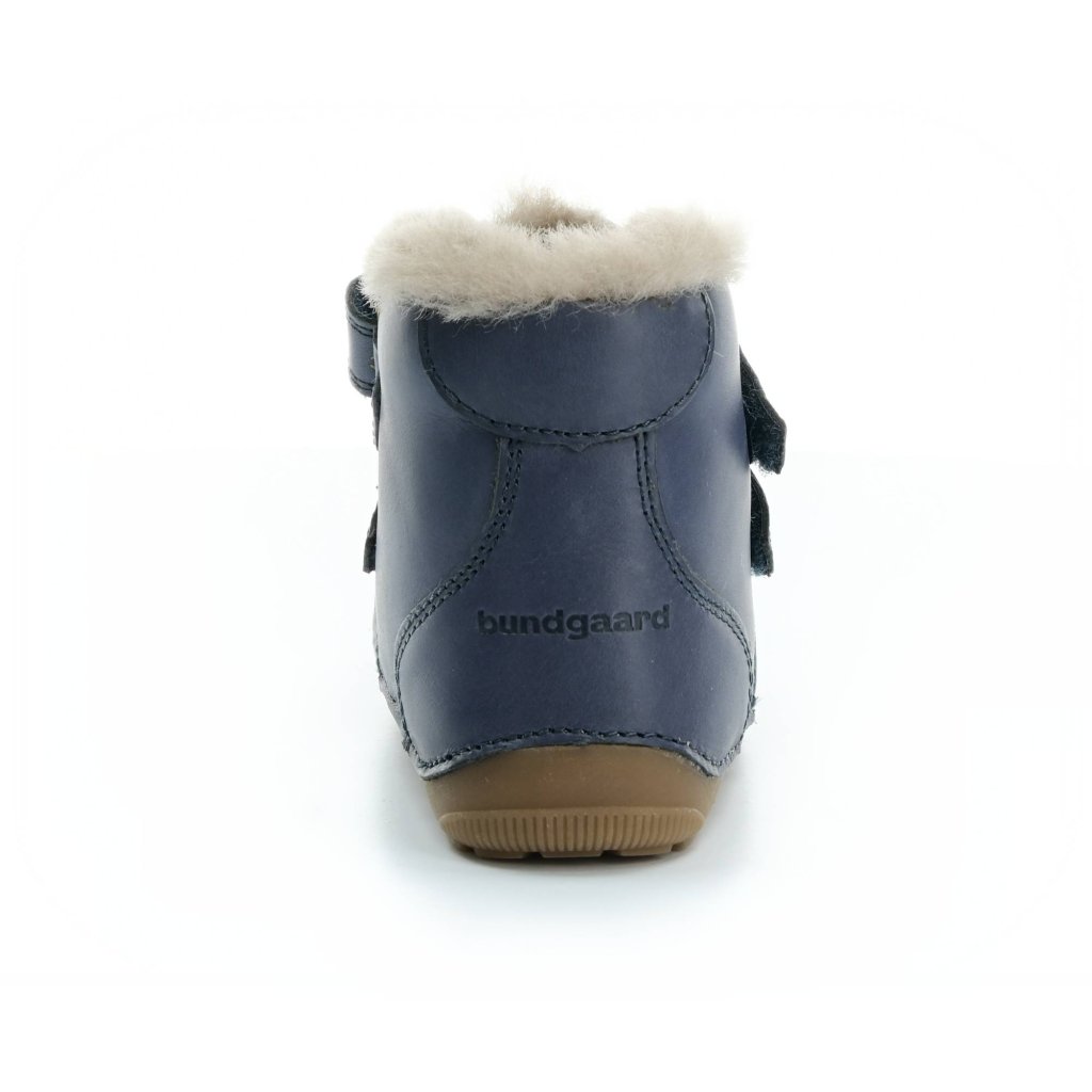 Bundgaard Petit Mid Lamb II Navy dunkelblaue Barfuß-Stiefeletten