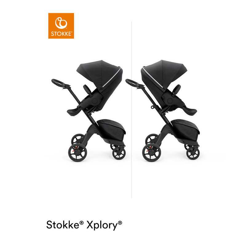 Poussette citadine Xplory X noire Stokke