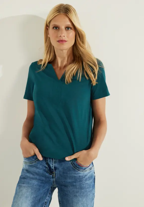 CECIL Shirt in Unifarbe