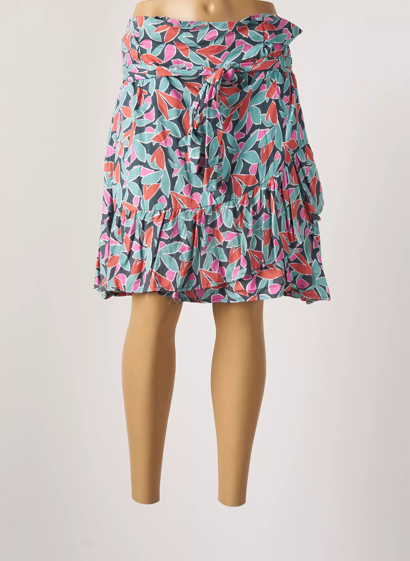 Compania Fantastica Jupes Mi Longues Femme couleur bleu