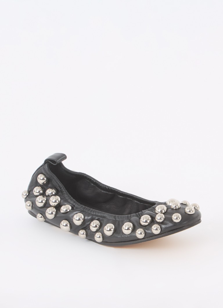 Isabel Marant Lambskin Ballerina with studs