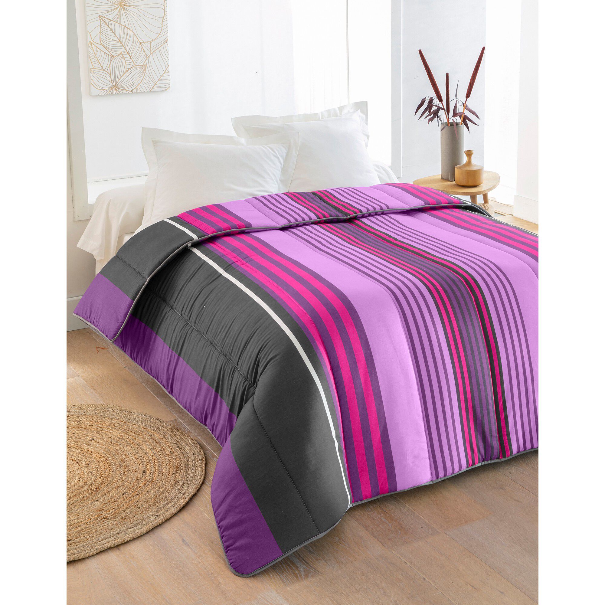 Couette coton imprimée Detroit 400g/m2