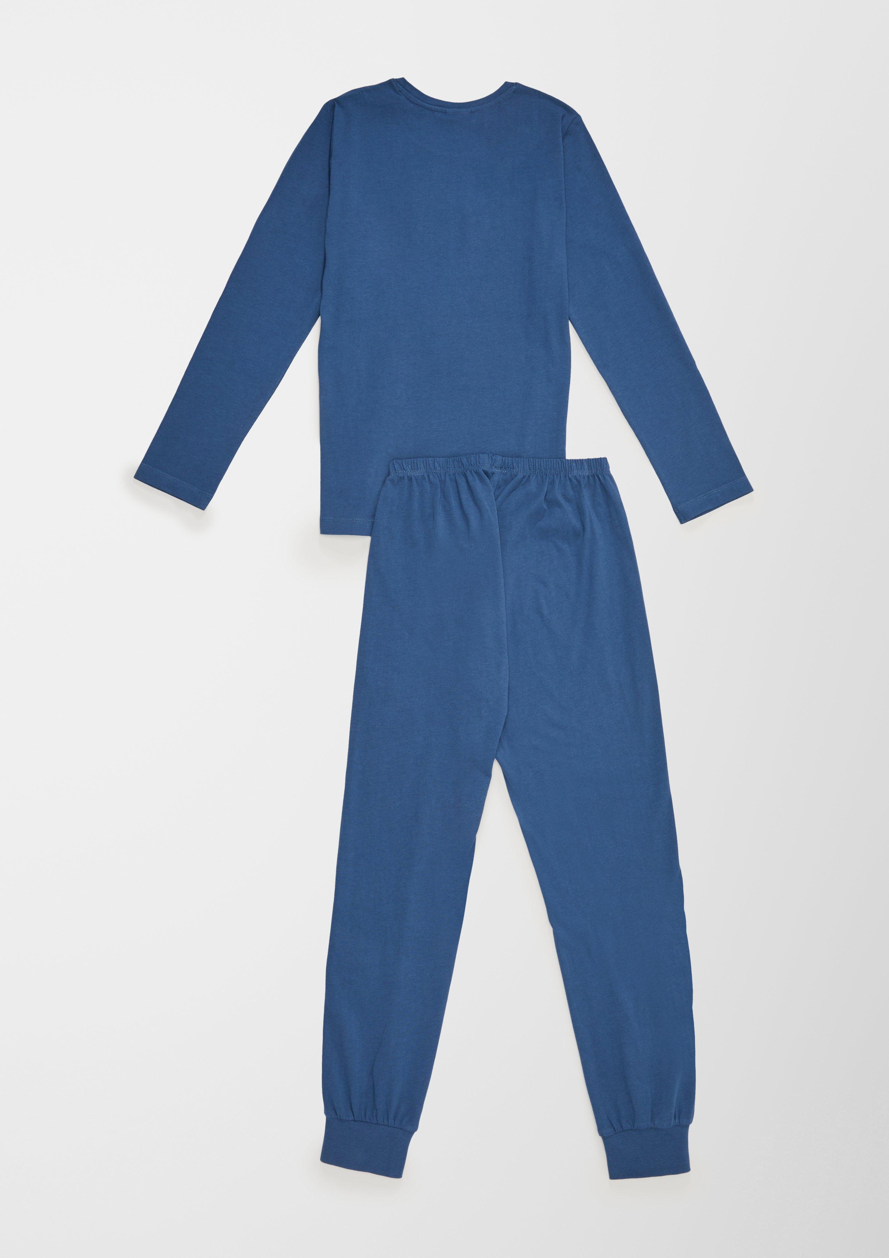 Pyjama mit Frontprint  6006857-5344