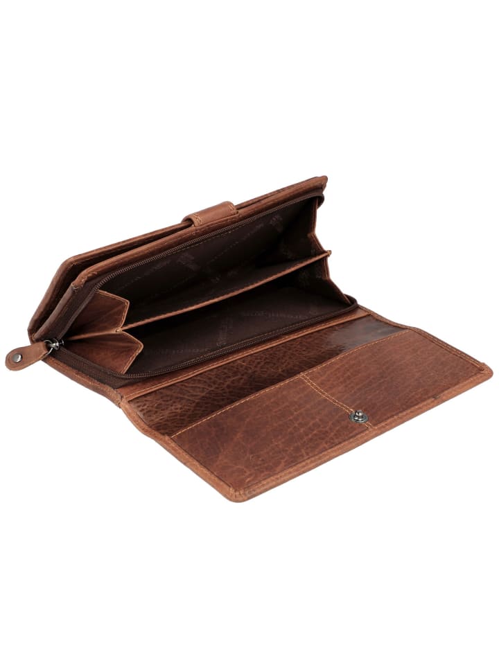 Greenland Nature Nature Geldbörse Leder 18,5 cm in light-brown günstig kaufen onesize