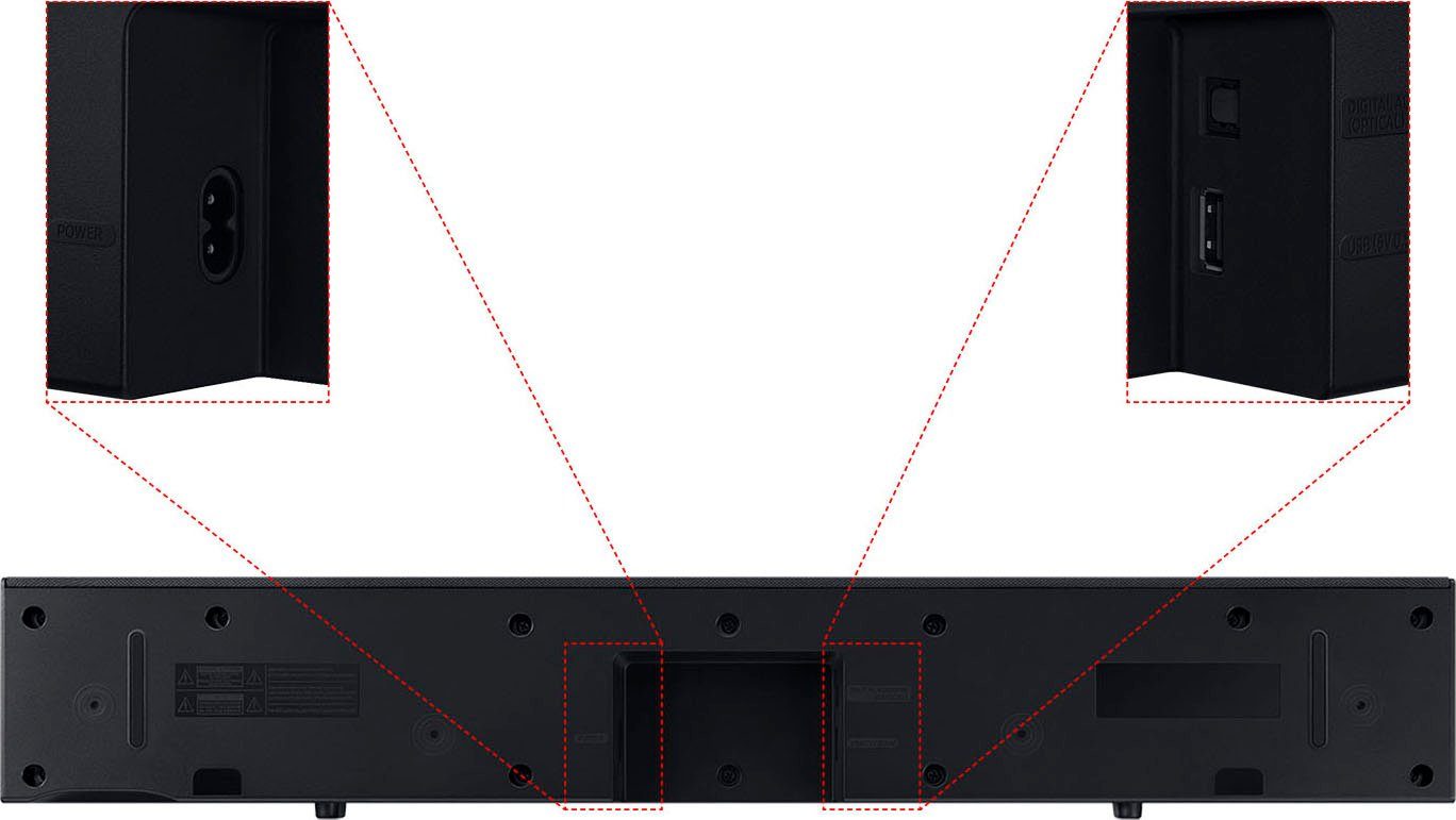 Samsung HW-C410G Soundbar (40 W, 2.0-Kanal Sound System,Integrierter Subwoofer,Surround Sound Expansion)