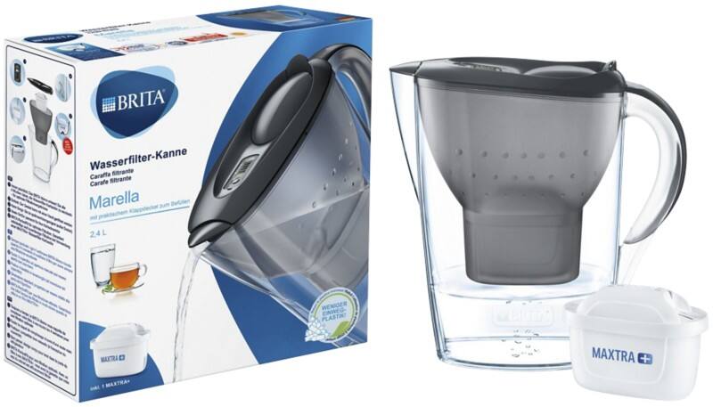 BRITA MXPRO 125257 Wasserfilterkanne Graphit