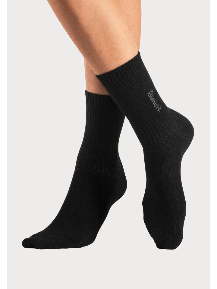 Bench Basicsocken in 1x schwarz, 1x anthrazit-meliert, 1x pistazie günstig kaufen 35-38