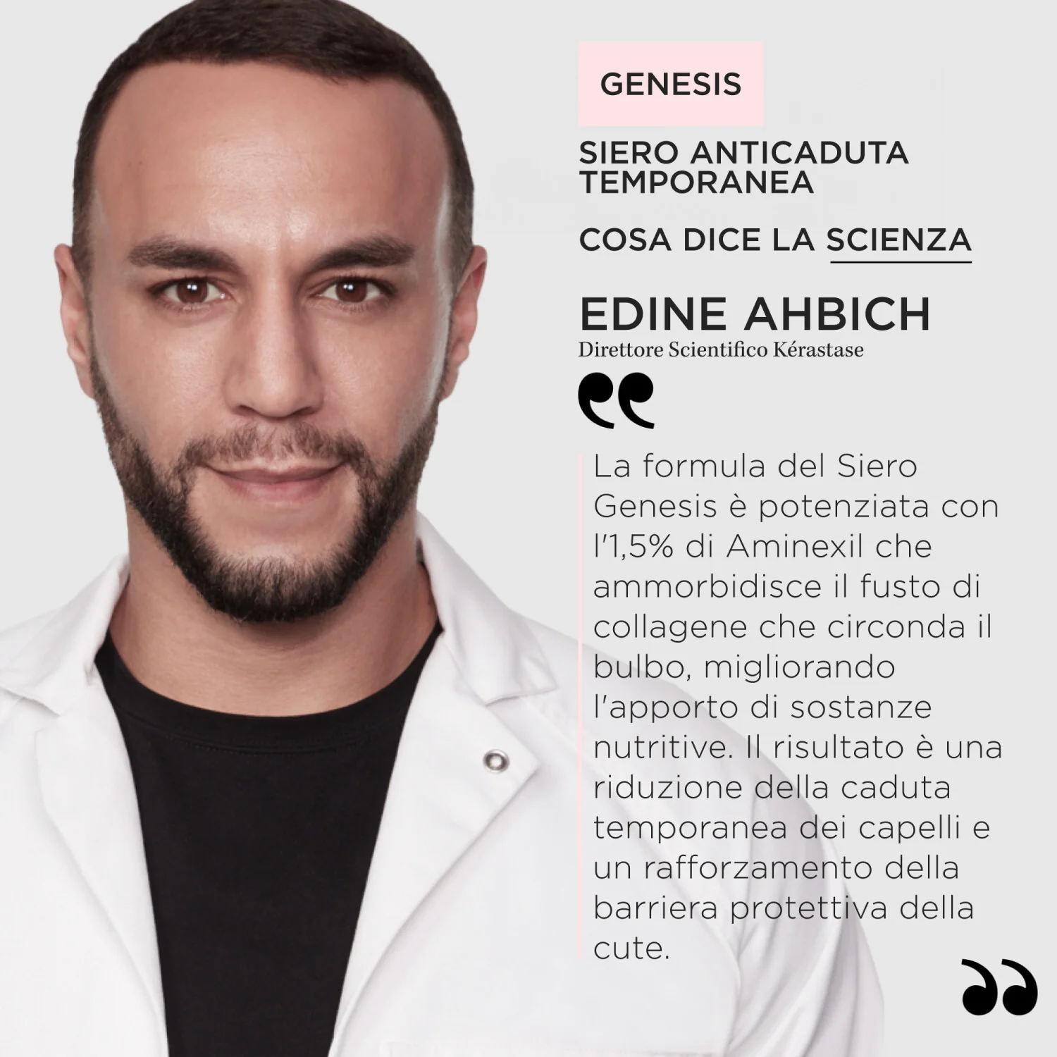 Genesis Sérum Anti-Chute Fortifiant - Siero Capelli, Trattamento Anticaduta Capelli