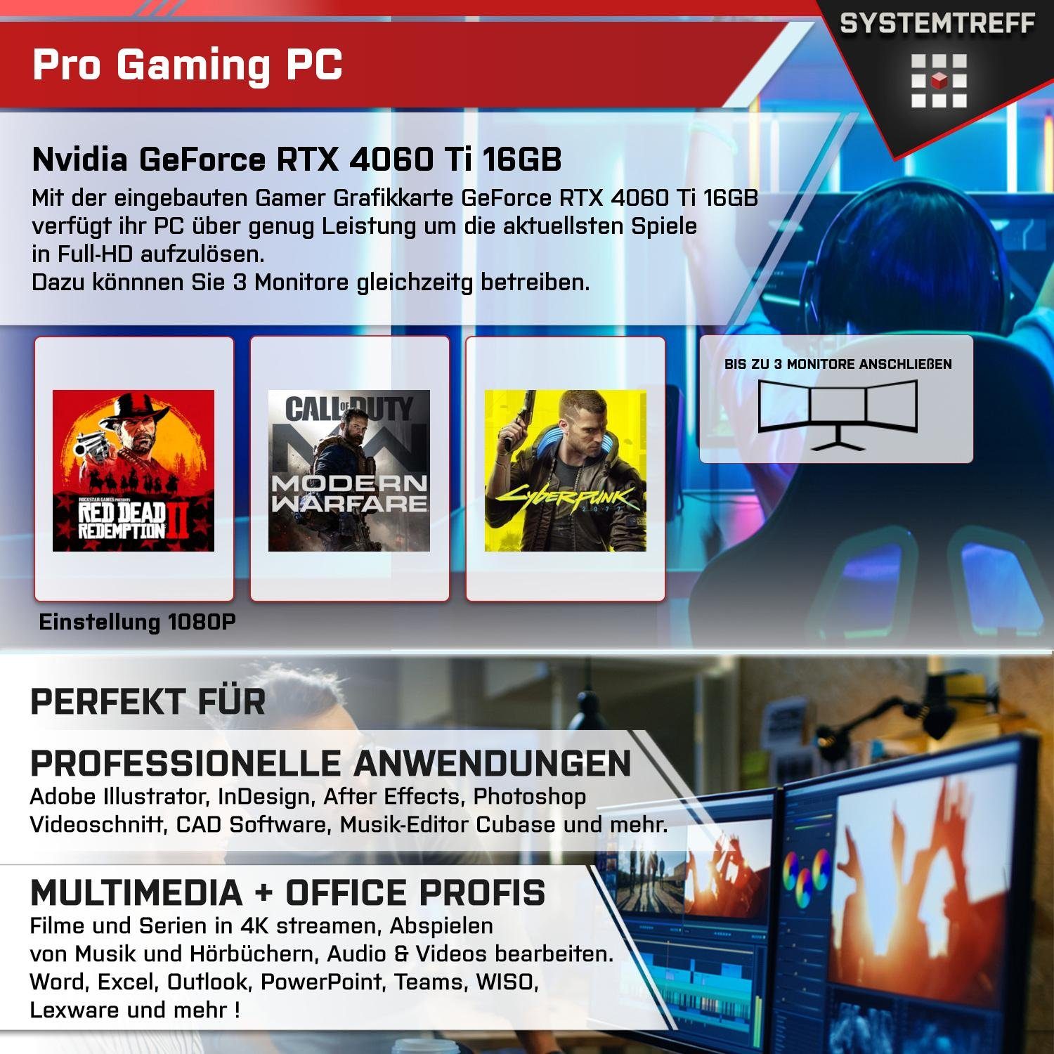 SYSTEMTREFF Gaming-PC-Komplettsystem (27