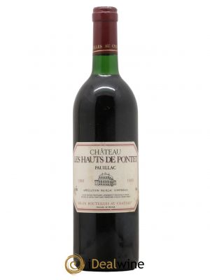 Les Hauts de Pontet-Canet Second Vin  1989 - Lot de 1 Bouteille