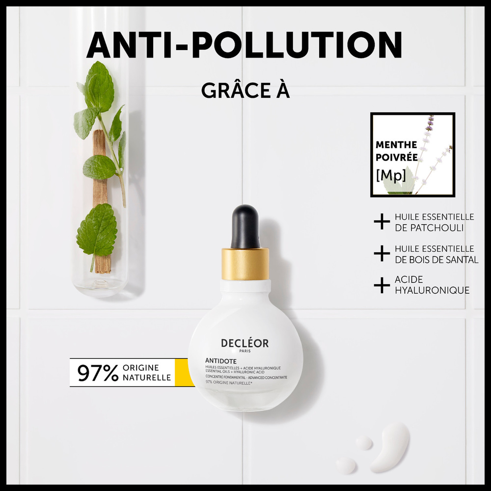 Decléor ANTIDOTE SERUM Fortifiant Lissant Concentré Avancé Quotidien