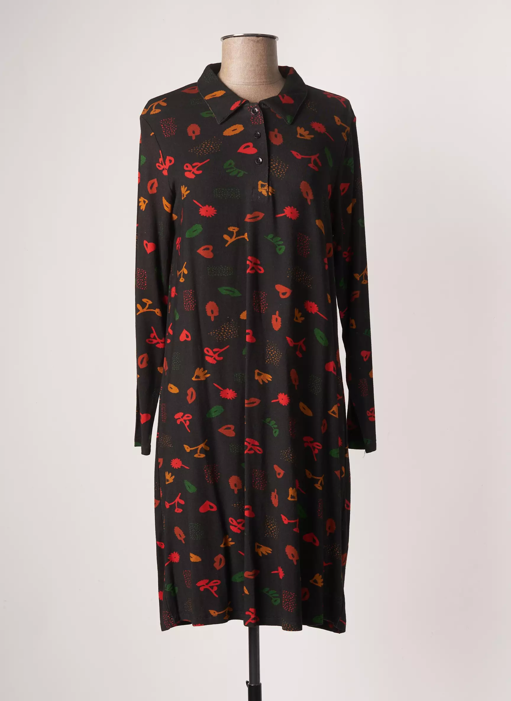 Agathe   Louise Robes Mi Longues Femme couleur noir