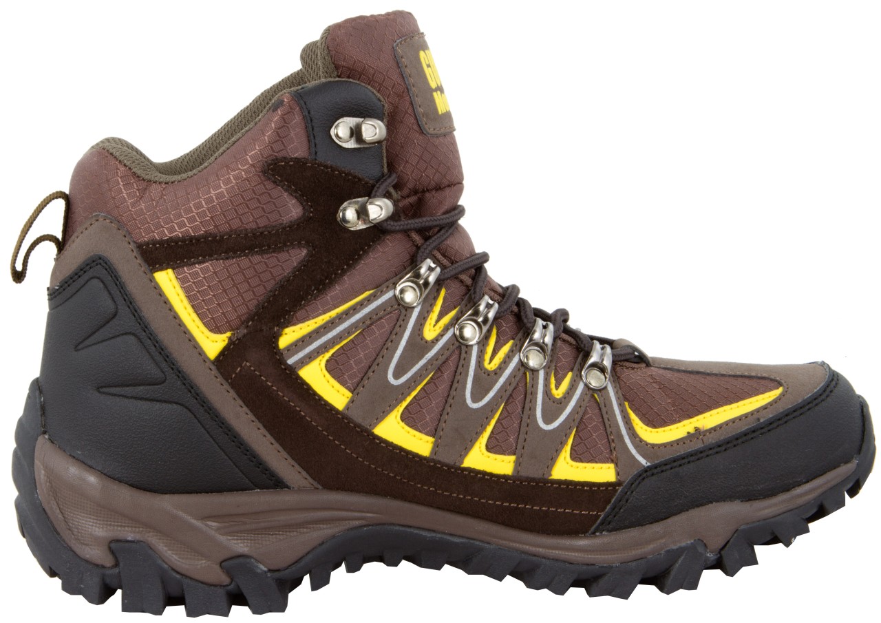 GUGGEN MOUNTAIN Freizeit Schnürer braun Wanderschuh von GUGGEN Mountain