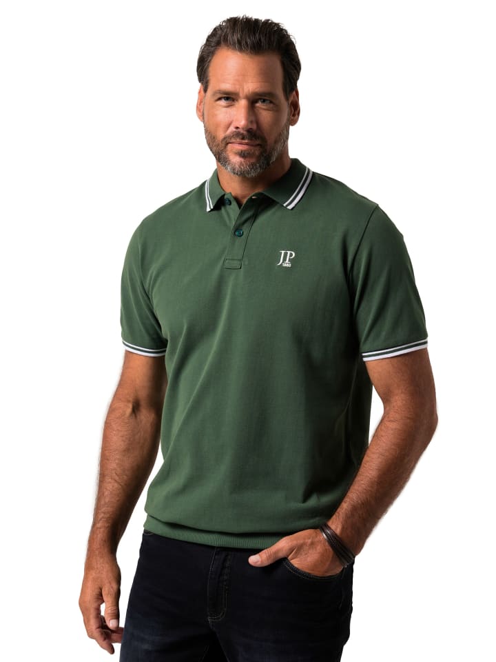 JP1880 Poloshirt in dunkel grün günstig kaufen