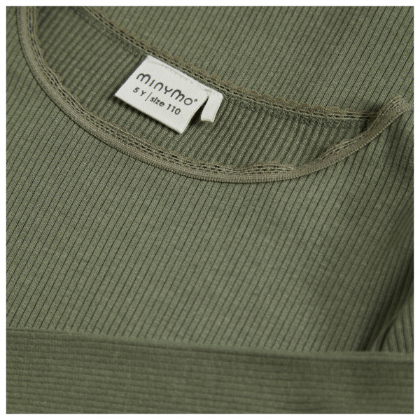 Minymo - Girl's T-Shirt L/S Rib - Longsleeve